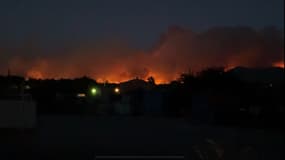 L'incendie parti lundi de Gofaron, dans le Var, a déjà parcouru plus de 300 hectares.