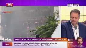 À Paris, un incendie ravage un immeuble en construction dans le 12e arrondissement 