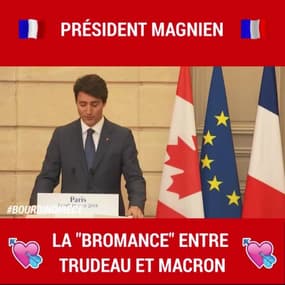 La "bromance" entre Justin Trudeau et Emmanuel Macron