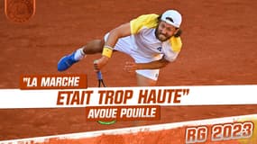 Roland-Garros : "La marche était trop haute" avoue Pouille