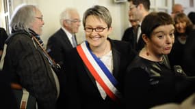 La maire PS de Rennes Nathalie Appéré, le 4 avril 2014 à Rennes. (Photo d'illustration)