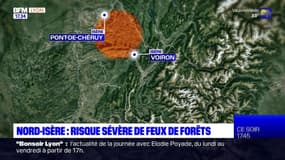 Nord-Isère : risque sévère de feux de forêts