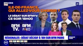 Élections régionales en Île-de-France: débat de l'entre-deux tours ce soir à 18h