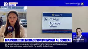 Marseille: une élève de 13 ans menace le proviseur du collège François Villon avec un couteau