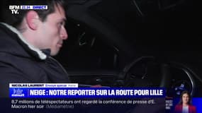 Neige : notre reporter sur la route pour Lille - 17/01