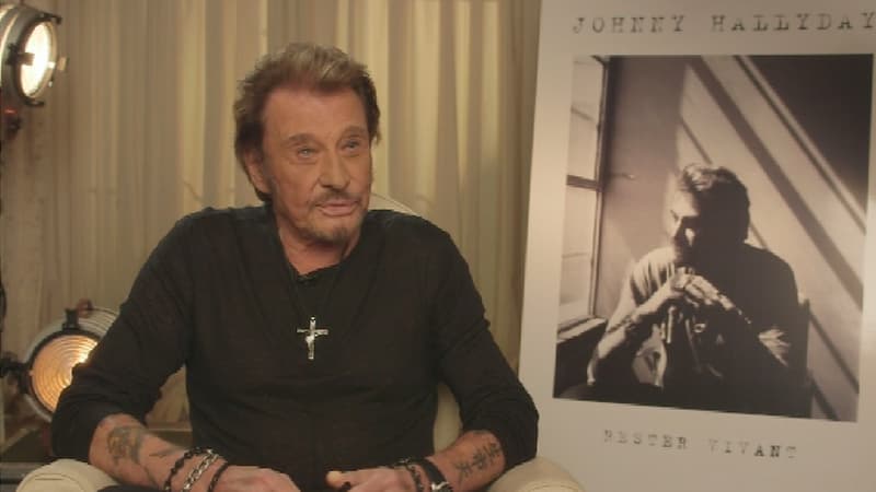 Johnny Hallyday sur BFMTV