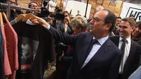 Séance shopping pour Hollande chez la marque streetwear Wrung