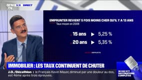 Les taux d'intérêt des crédits immobiliers ont encore baissé au mois de juillet 