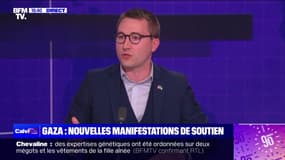 Antoine Léaument (LFI): "Punir un député de la République française parce qu'il brandit le drapeau du peuple qui est en train de se faire bombarder, c'est ça la dignité de la France?"
