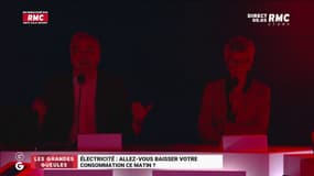 L'éclairage éteint pendant "Les Grandes Gueules"