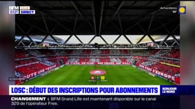 LOSC: début des inscriptions pour les abonnements