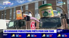Tour de France: la caravane publicitaire se prépare pour passer dans le Nord-Pas-de-Calais