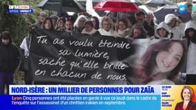 Crémieu/féminicide : un millier de personnes pour Zaïa