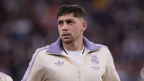 Fede Valverde avant le match entre le Real Madrid et Getafe, le 10 décembre 2024.