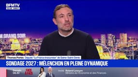 Sondage présidentielle 2027: "Jean-Luc Mélenchon incarne aujourd'hui un projet de rupture", déclare Thomas Portes, député (LFI)
