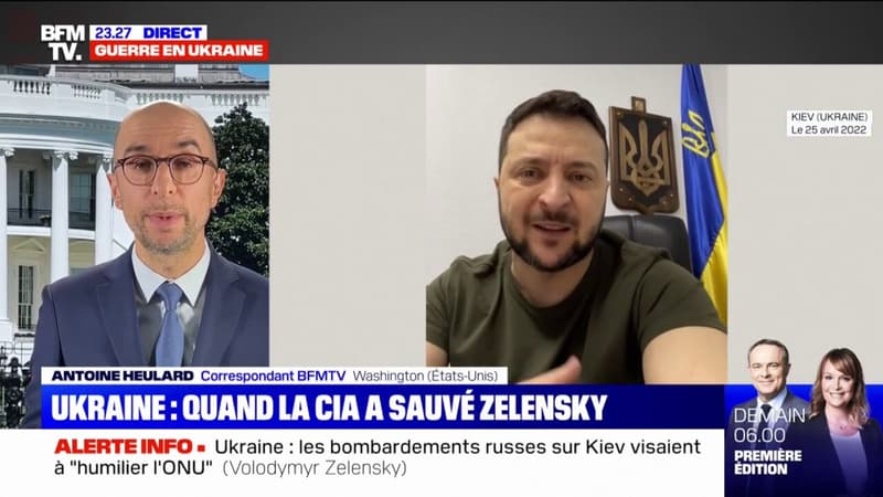 Une alerte de la CIA a permis d'éviter l'assassinat du président Zelensky