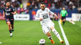 Amine Gouiri lors de Montpellier-Rennes, 23 avril 2023