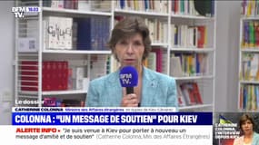 Catherine Colonna: "Je suis venue à Kiev pour porter, à nouveau, un message d'amitié et de soutien"