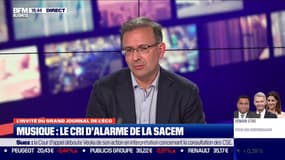 Jean-Noël Tronc, Directeur général de la Sacem: "la situation est catastrophique" pour la filière musicale en France