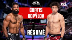 Résumé UFC : Curtis vs Kopylov, un TKO à une seconde de la fin après une guerre sanglante