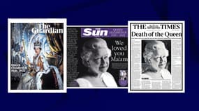 Unes de la presse britannique ce vendredi 9 septembre 2022, au lendemain de la mort d'Elizabeth II