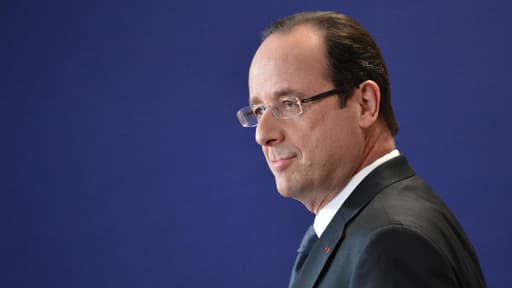 Le président de la République François Hollande