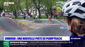 Embrun: la piste de pumptrack inaugurée