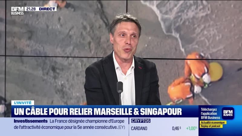 Aurélien Vigano (Orange) : Orange annonce l'arrivée d'un câble de 21 700 km qui reliera la France à Singapour - 02/05