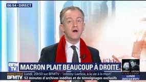 ÉDITO - Macron plus populaire à droite: “Sur les sujets sociétaux et l’égalité des chances, le compte n’y est pas”