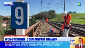 TER Lyon-Saint-Étienne: trois semaines de travaux avant la réouverture, la SNCF à pied d'œuvre