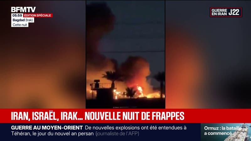 Israël, Iran, Irak... Une nouvelle nuit de frappes au Moyen-Orient