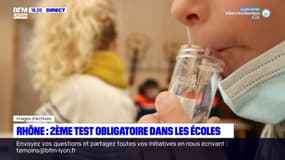 Rhône : deuxième test obligatoire dans les écoles