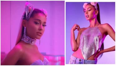 Ariana Grande dans le clip de "7 Rings" / La campagne Forever 21