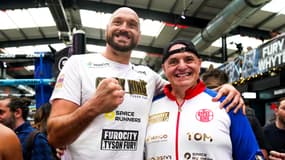 Tyson Fury et son père John Fury en 2022