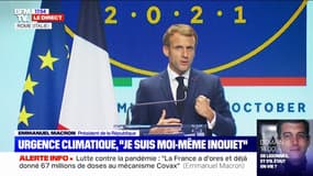 Emmanuel Macron sur l'urgence climatique: "J'entends tous les discours très alarmistes, je suis moi-même inquiet"