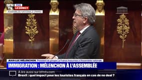 Jean-Luc Mélenchon sur l'immigration: "Pourquoi attiser cette braise là monsieur Philippe et monsieur Macron ?"