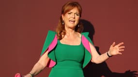 La duchesse d'York Sarah Ferguson à la 4e édition du gala de charité "Chevaliers de la Charité" au Château de la Croix-des-Gardes à Cannes, le 17 juillet 2025