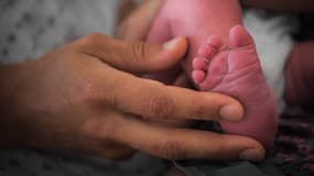 Un bébé venant de naître à Nantes (photo d'illustration).