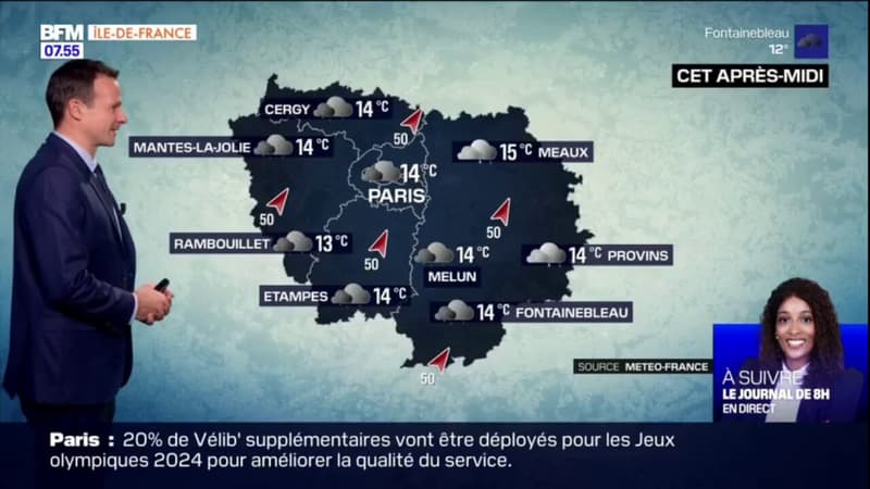 Météo Paris: un jeudi maussade et des températures clémentes