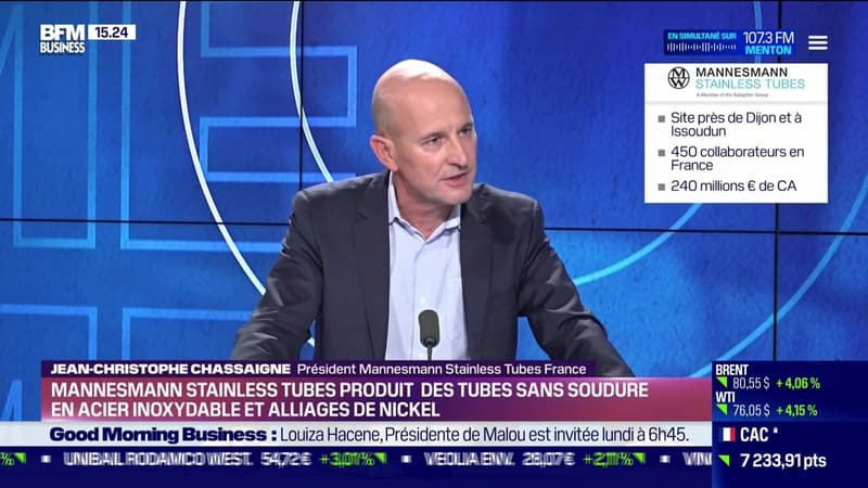 Jean-Christophe Chassaigne (Mannesmann Stainless Tubes France) : Une société de production de tubes sans soudure - 18/11