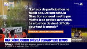 Gap: les salariés de l'Ehpad Tiers Temps poursuivent leur grève