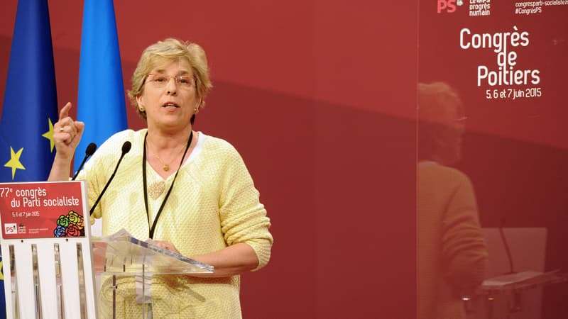 Marie-Noëlle Lienemann lors du Congrès de Poitiers, en juin 2015.