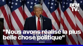 Les temps forts du discours de Donald Trump, revendiquant sa victoire à la présidentielle américaine