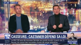 Casseurs: Christophe Castaner défend sa loi