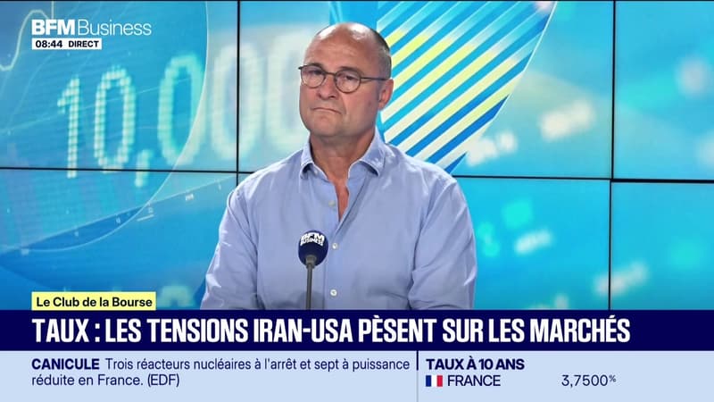 Le club de la Bourse : Taux, les tensions Iran-USA pèsent sur les marchés - 13/07