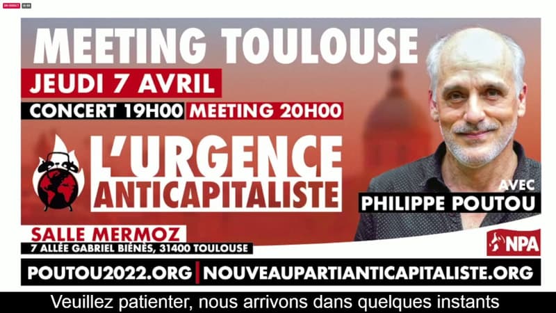 Suivez en direct le meeting de Philippe Poutou à Toulouse