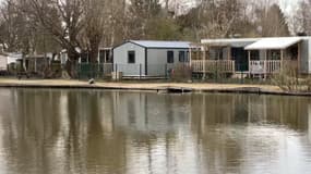 Des mobil-homes au camping Les Tourterelles à Rang-sur-Fliers (Pas-de-Calais), en mars.