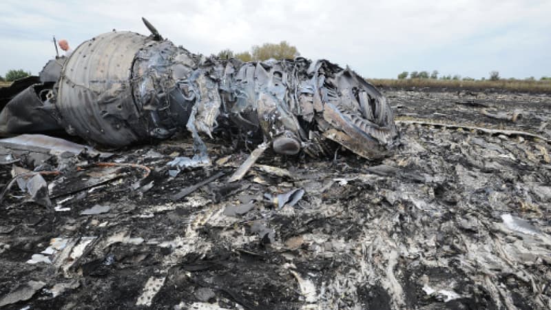 Les restes du vol MH17