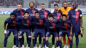 L'équipe du PSG avant son match amical face à Al Nassr au Japon, 25 juillet 2023
