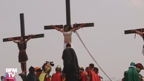 Philippines: ils se font crucifier pour reconstituer la Passion du Christ